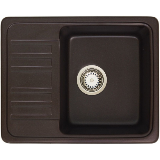 Мойка для кухни GRANICOM G-007 чаша+крыло 560х445 мм, шоколад