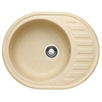 Мойка для кухни GRANICOM G-015 чаша+крыло 613х494 мм, шампань