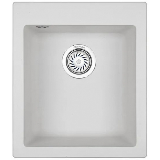 Мойка для кухни GRANULA 4201 415х490 кварцевая, арктик