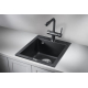 Мойка для кухни GRANULA 4201 415х490 кварцевая, чёрный