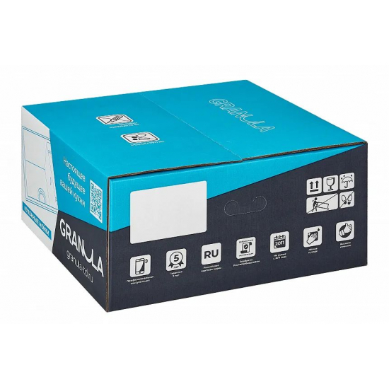 Мойка для кухни GRANULA 4201 415х490 кварцевая, шварц