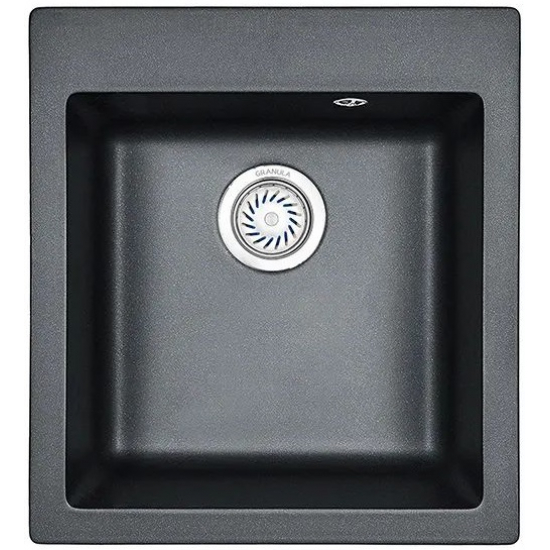 Мойка для кухни GRANULA 4201 415х490 кварцевая, шварц