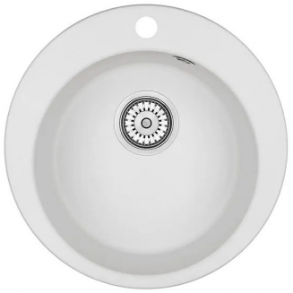 Мойка для кухни GRANULA 4801 D=480 мм кварцевая, арктик