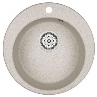 Мойка для кухни GRANULA 4801 D=480 мм кварцевая, пирит