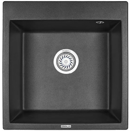 Мойка для кухни GRANULA 5102 510х520 кварцевая, чёрный