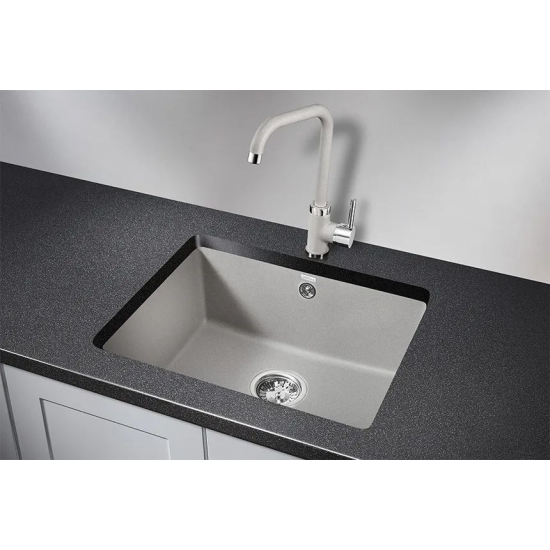 Мойка для кухни GRANULA 5551 555х460 кварцевая, базальт