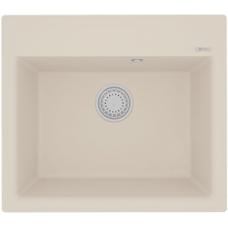 Мойка для кухни LEMARK Hanka 570 570х500 мм кварцевая, шампань