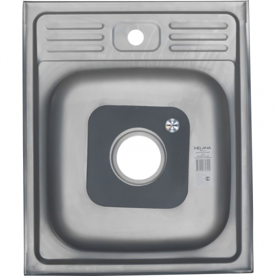 Мойка для кухни MELANA 5060 500х600x0,4 мм накладная, нержавеющая сталь