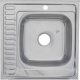Мойка для кухни MELANA 6060 R 600х600x0,8 мм накладная правая, нержавеющая сталь