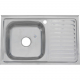 Мойка для кухни MELANA 8050 L 800х500x0,6 мм накладная левая, нержавеющая сталь