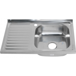 Мойка для кухни MELANA 8050 R 800х500x0,8 мм накладная правая, нержавеющая сталь