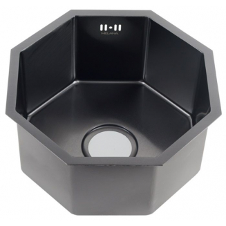 Мойка для кухни MELANA ProfLine D400B 400х400x3 мм, фигурная, графит