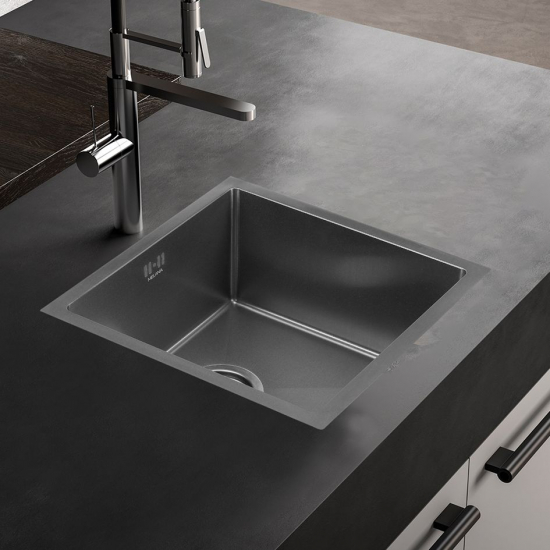 Мойка для кухни MELANA ProfLine D4545H 450х450x3 мм, сатин