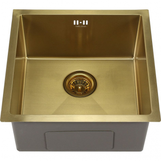 Мойка для кухни MELANA ProfLine D4545HG 450х450x3 мм, золото