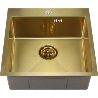 Мойка для кухни MELANA ProfLine D5050HG 500х500x3 мм, золото