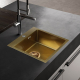 Мойка для кухни MELANA ProfLine D5050HG 500х500x3 мм, золото