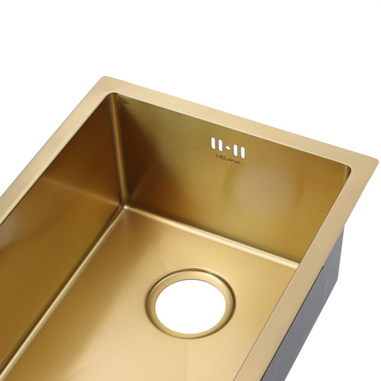 Мойка для кухни MELANA ProfLine D5138HG 380х510x3 мм, золото