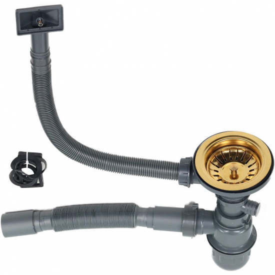 Мойка для кухни MELANA ProfLine D5138HG 380х510x3 мм, золото