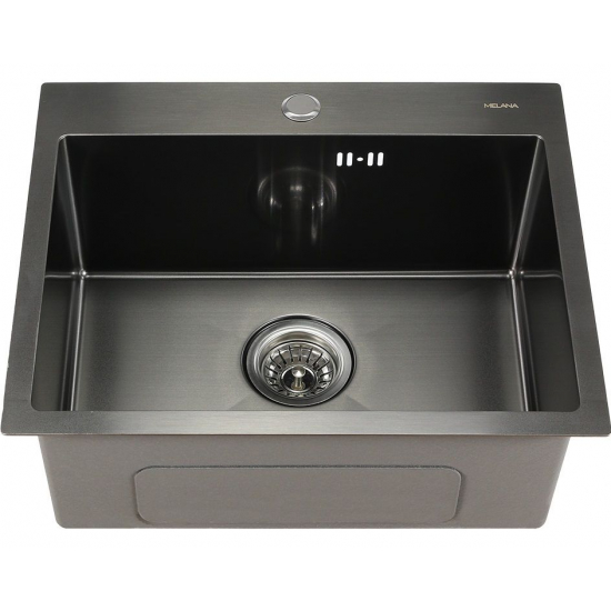 Мойка для кухни MELANA ProfLine D5343HB 530х430x3 мм, графит