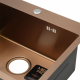 Мойка для кухни MELANA ProfLine D5343HC 530х430x3 мм, бронза