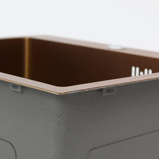 Мойка для кухни MELANA ProfLine D5343HC 530х430x3 мм, бронза