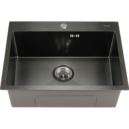 Мойка для кухни MELANA ProfLine D6045HB 600х450x3 мм, графит