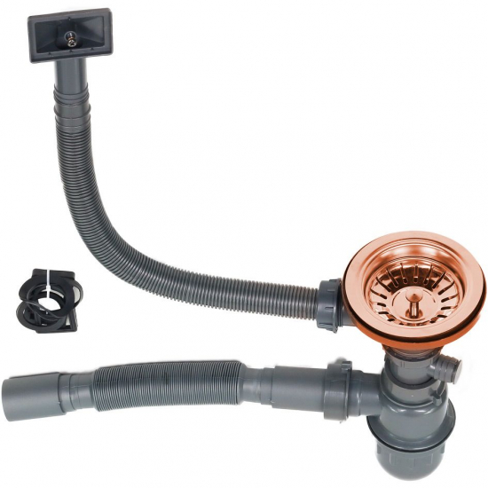 Мойка для кухни MELANA ProfLine D6045HC 600х450x3 мм, бронза