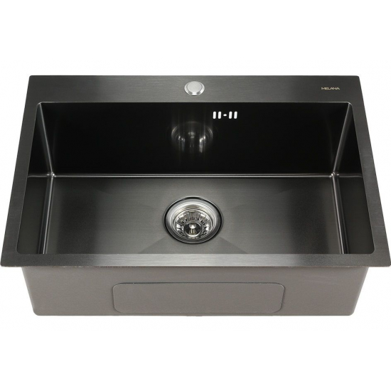 Мойка для кухни MELANA ProfLine D6545HB 650х450x3 мм, графит