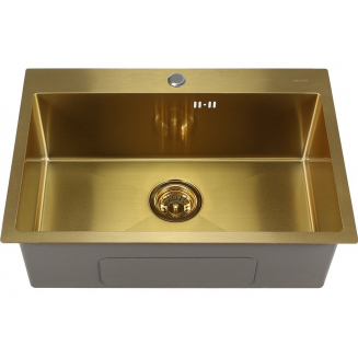 Мойка для кухни MELANA ProfLine D6545HG 650х450x3 мм, золото