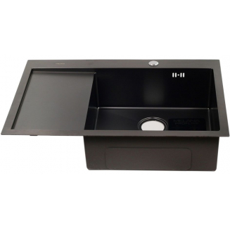 Мойка для кухни MELANA ProfLine D7851HB-R 780х510x3 мм правая, графит