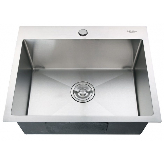 Мойка для кухни MELANA ProfLine H48544 485х440x3 мм, с коландером, сатин