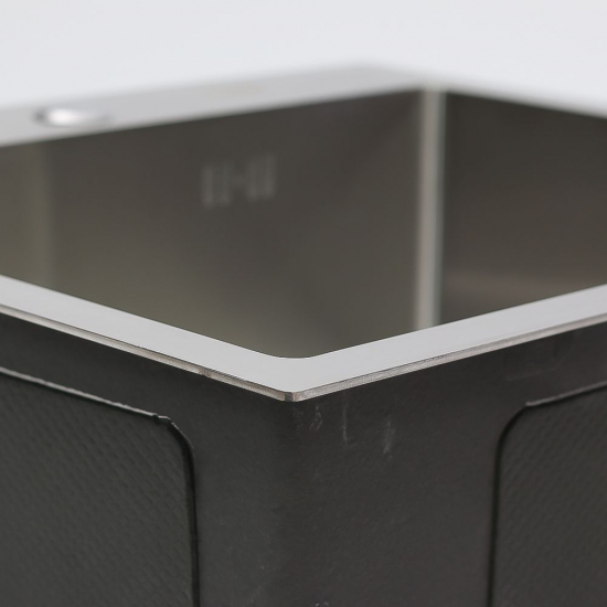 Мойка для кухни MELANA ProfLine H48544 485х440x3 мм, с коландером, сатин