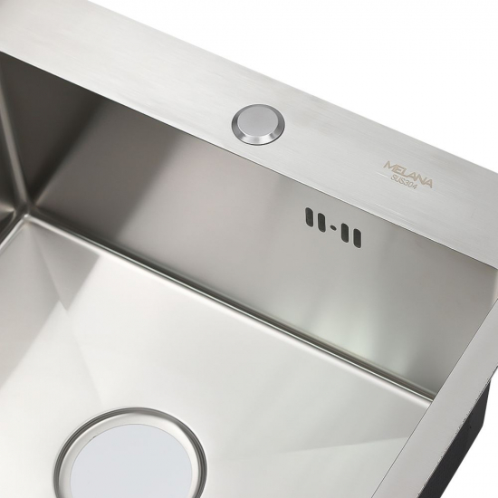 Мойка для кухни MELANA ProfLine H48544 485х440x3 мм, с коландером, сатин