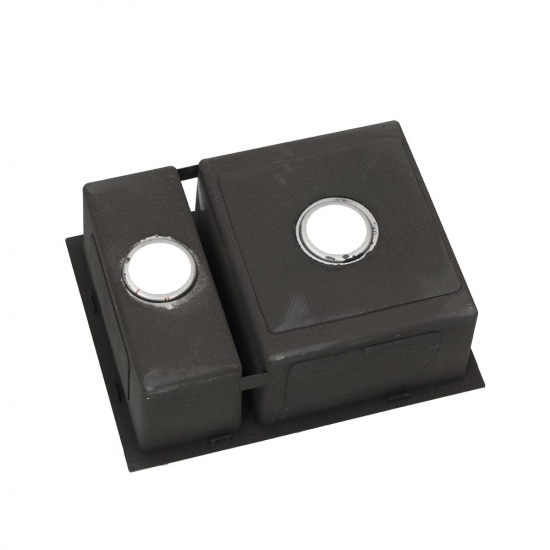 Мойка для кухни MELANA ProfLine H57544 575х440x3 мм двухчашевая, с коландером, сатин