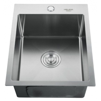Мойка для кухни MELANA ProfLine Н4050 400х500x3 мм, с коландером, сатин