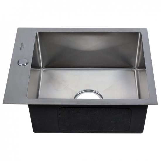 Мойка для кухни MELANA ProfLine Н4050 400х500x3 мм, с коландером, сатин