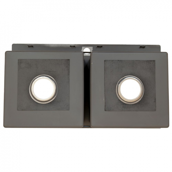 Мойка для кухни MELANA ProfLine RS8045H 800х450x3 мм двухчашевая, сатин