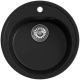Мойка для кухни MIXLINE ML-GM11 NEW D=500 мм, ультра-чёрный