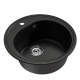 Мойка для кухни MIXLINE ML-GM11 NEW D=500 мм, ультра-чёрный