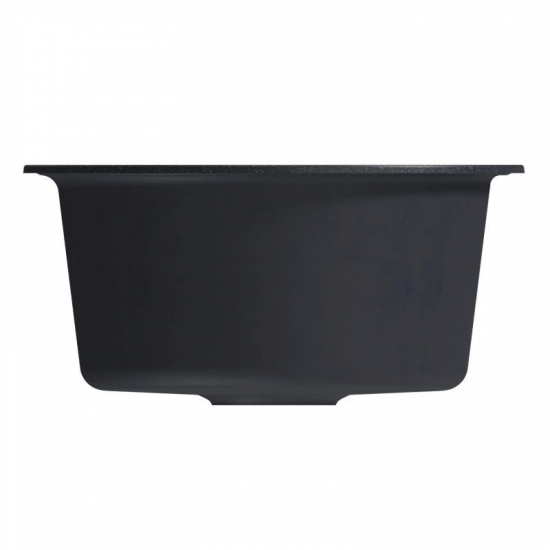 Мойка для кухни MIXLINE ML-GM12 D=480 мм, антрацит