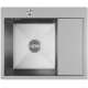 Мойка для кухни MIXLINE PRO 600х500x3 мм настольная левая, сатин