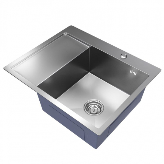 Мойка для кухни MIXLINE PRO 600х500x3 мм настольная правая, сатин