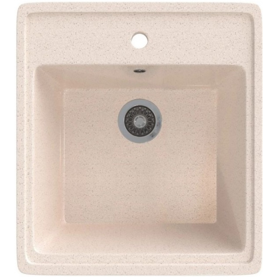 Мойка для кухни MIXLINE Стандарт ML-GMS10 460х505 мм, бежевый
