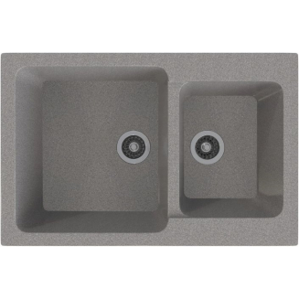 Мойка для кухни MIXLINE Стандарт ML-GMS13 1.5 чаши 775х505 мм, тёмно-серый