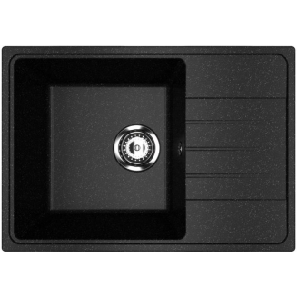 Мойка для кухни MIXLINE Ультра ML-GMU06 600х420 мм, чёрный