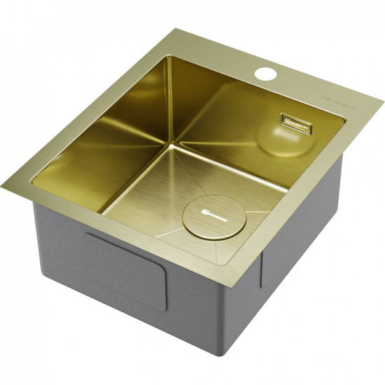 Мойка для кухни OMOIKIRI Akisame 41 LG 410х510x1,2 мм, золото