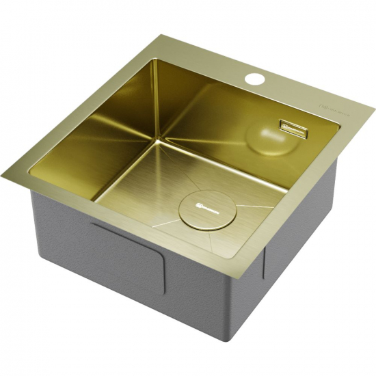 Мойка для кухни OMOIKIRI Akisame 46 LG 460х510x1,2 мм, золото