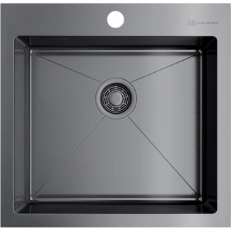 Мойка для кухни OMOIKIRI Akisame 51 GM 510х510x1,2 мм, воронёная сталь