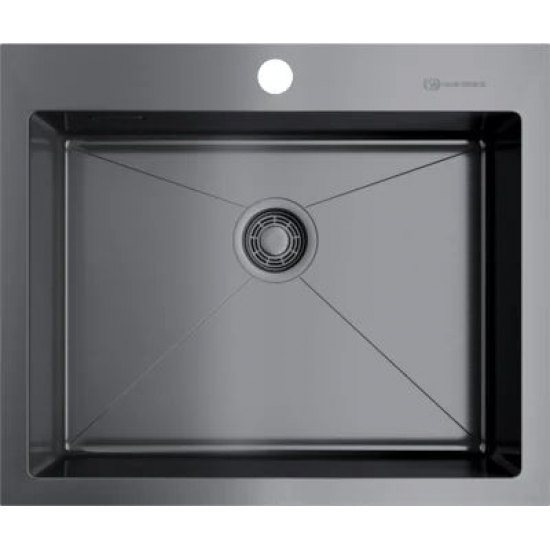Мойка для кухни OMOIKIRI Akisame 59 GM 590х510x1,2 мм, воронёная сталь