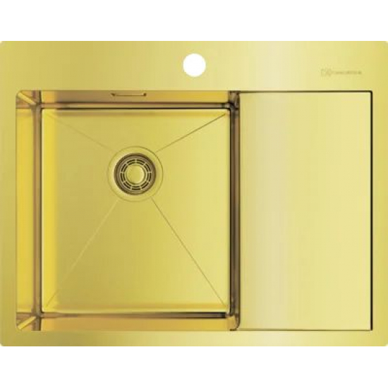Мойка для кухни OMOIKIRI Akisame 65-L LG 650х510x1,2 мм, левая, золото